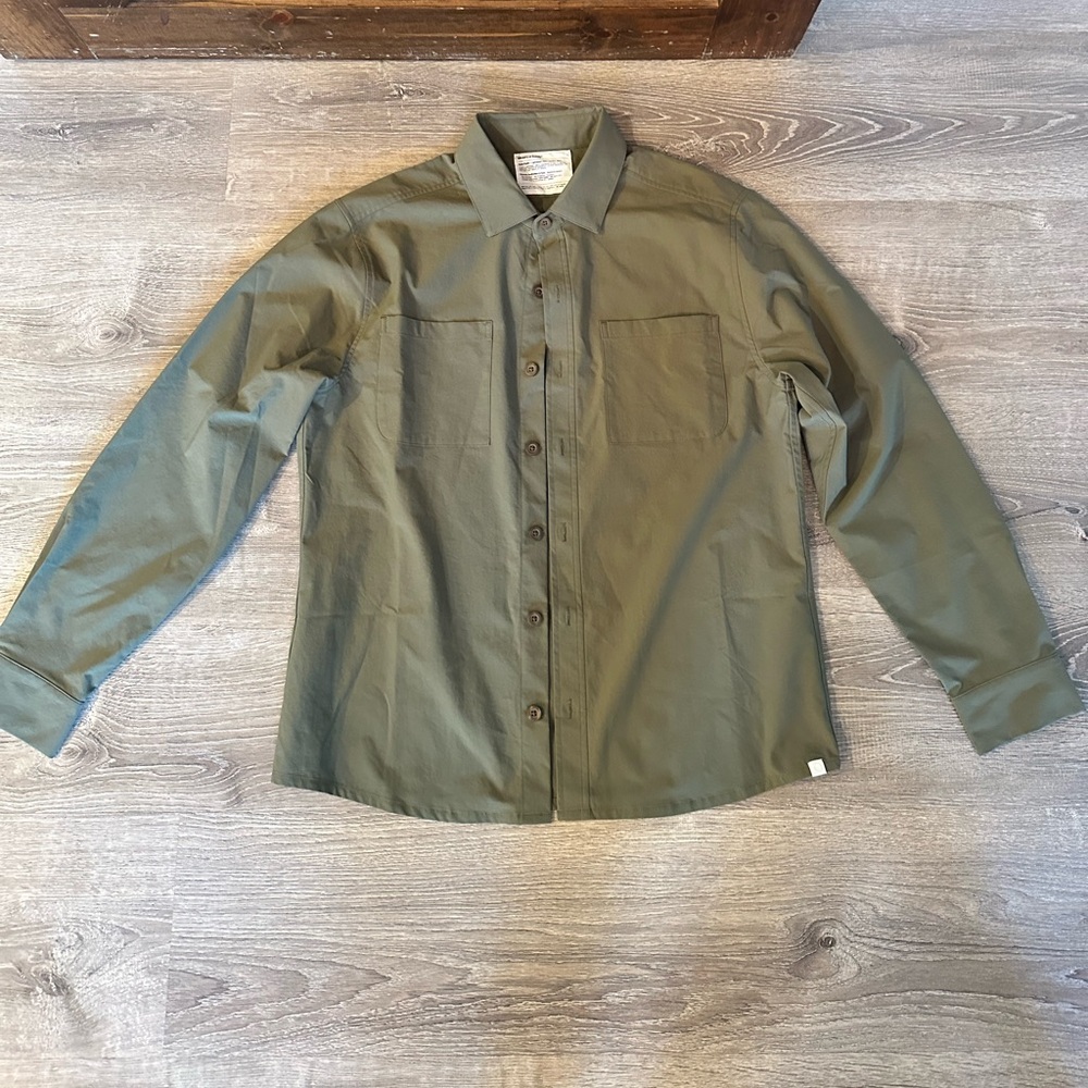 Ministry of Supply Khaki Green Shirt Jacket